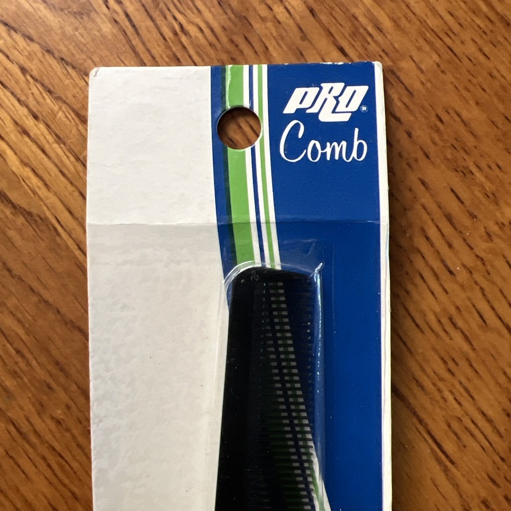 VTG Pro Comb Hard Unbreakable Barber Comb 7" Black Made USA Sealed‎ - Picture 2 of 5